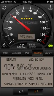 speedometer gps+ iphone screenshot 4