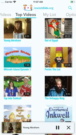 Jewish Kids Videos iPhone Screenshot 2