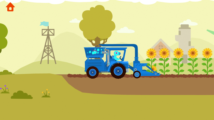 Dinosaur Farm Kids Truck Game