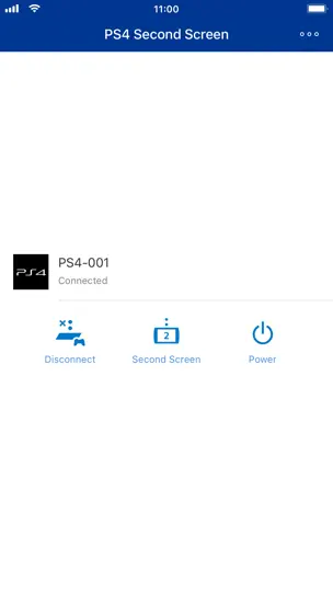 Screenshot von PS4 Second Screen auf dem iPhone 1