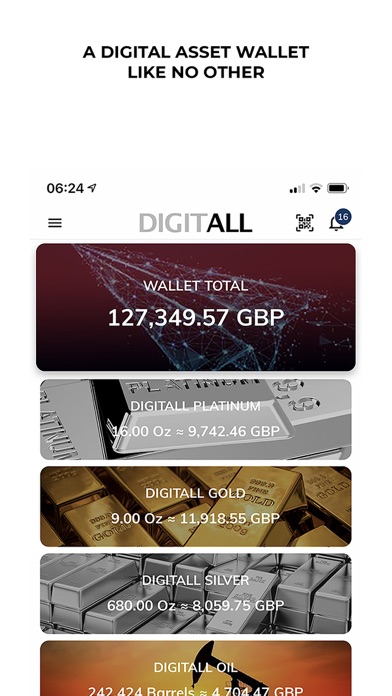 The Digitall Wallet screenshot