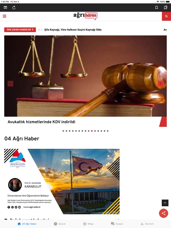 Screenshot #4 pour Ağrı Hürses Gazetesi