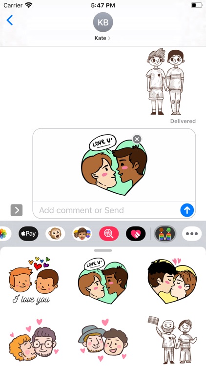 He's Mine Gay Stickers