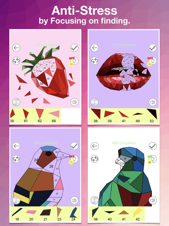 Screenshot #5 pour Low poly peinture par numero