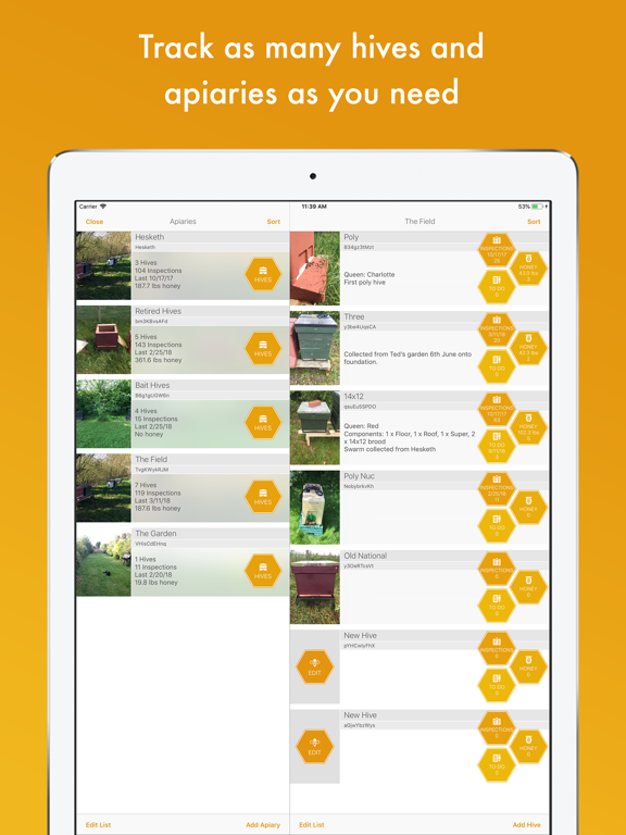 Screenshot #6 pour BeePlus Beekeeping Manager