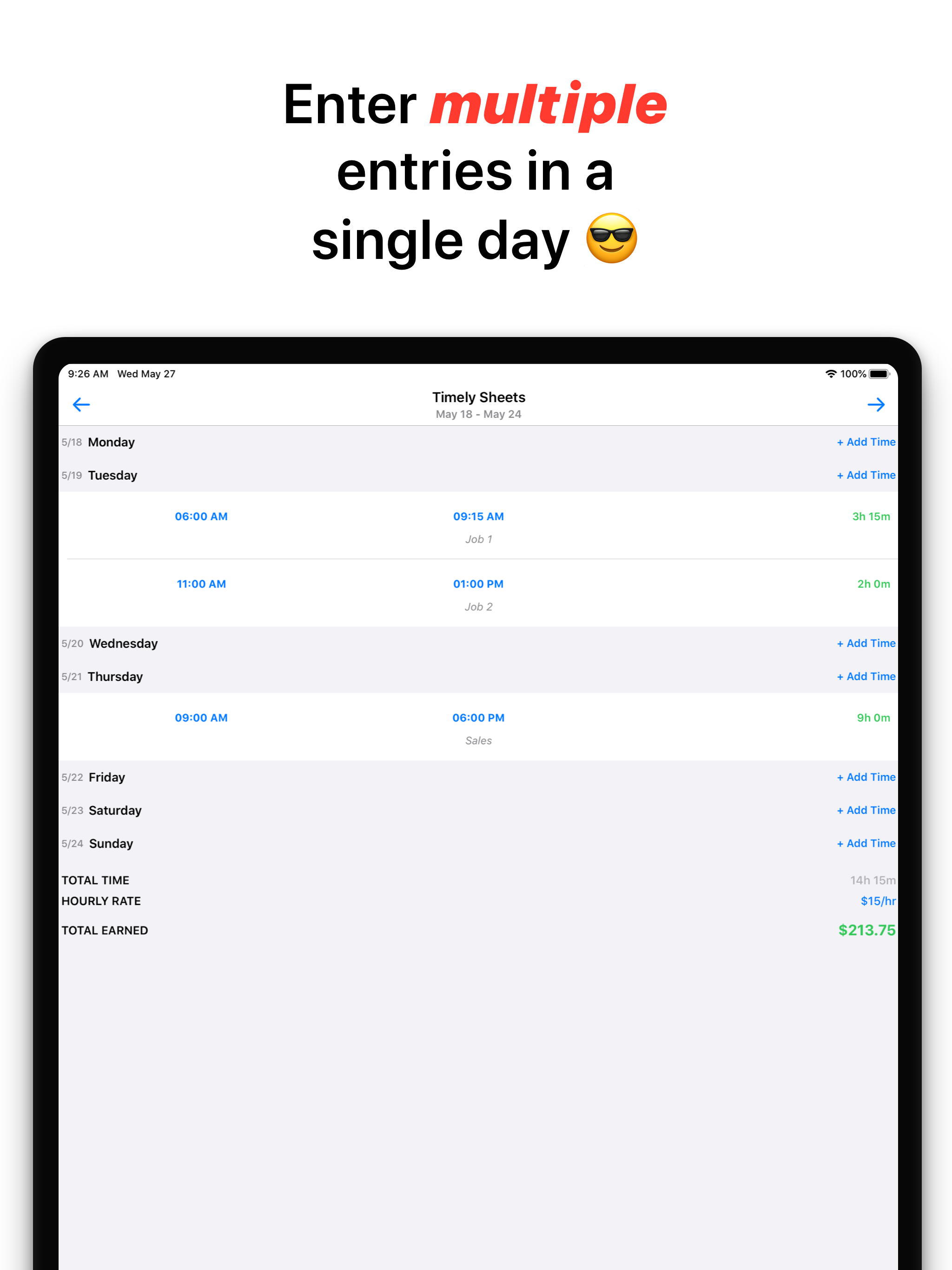 Timely Sheets screenshot 5