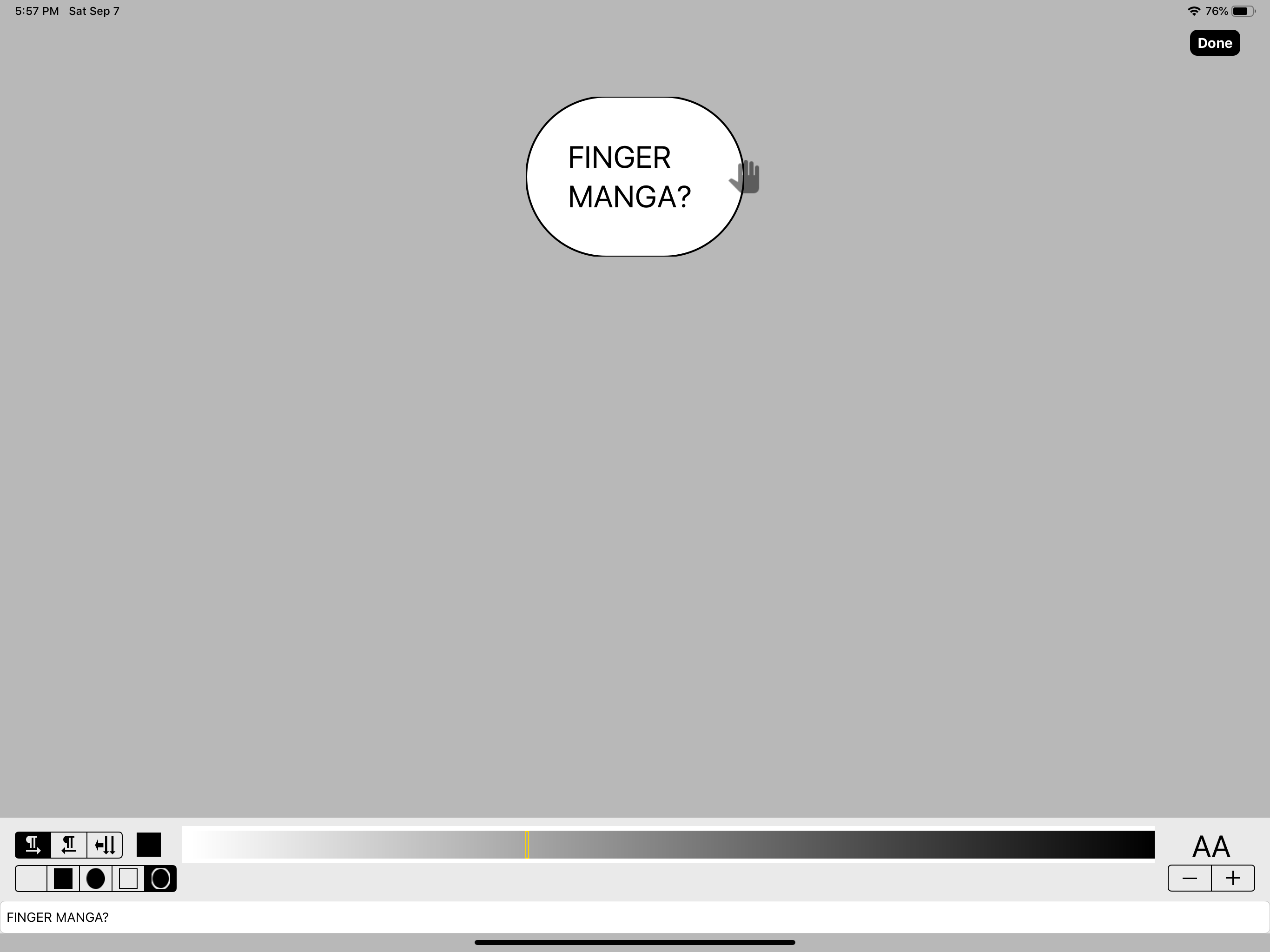 Finger Manga - Comic Maker
