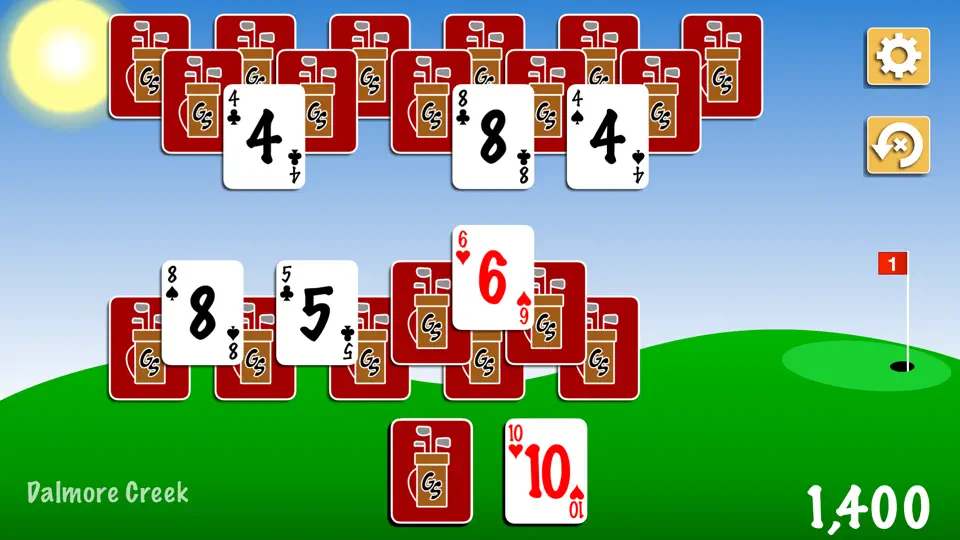 Скриншот Golf Solitaire 2 на iPhone 5