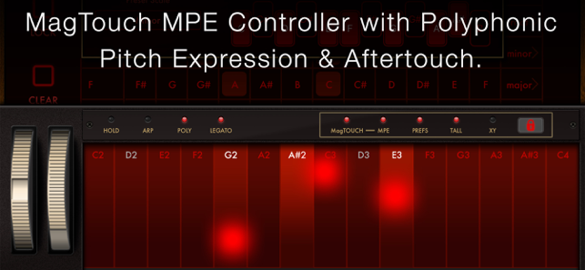 ‎ภาพหน้าจอของ Magellan Synthesizer 2