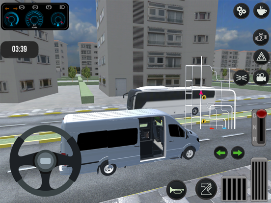 Minibus City Travel Simulator iPad screenshot