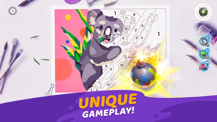 Gallery: Coloring Book & Decor screenshot-4