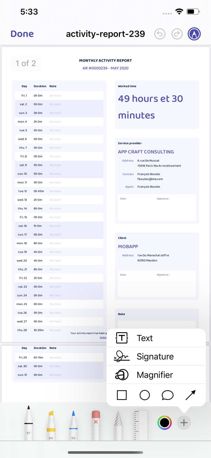 Timizer - Reports generator