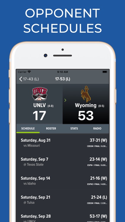 UNLV Football Schedules screenshot-7