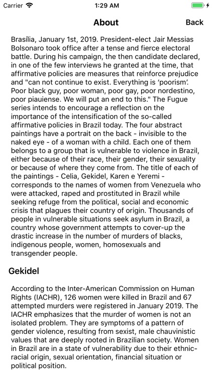 Fugue by Dora Longo Bahia screenshot-3