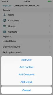 active directory assist iphone screenshot 3