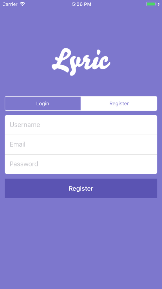 #1. Lyric Mesenger (iOS) By: Weijie Gao