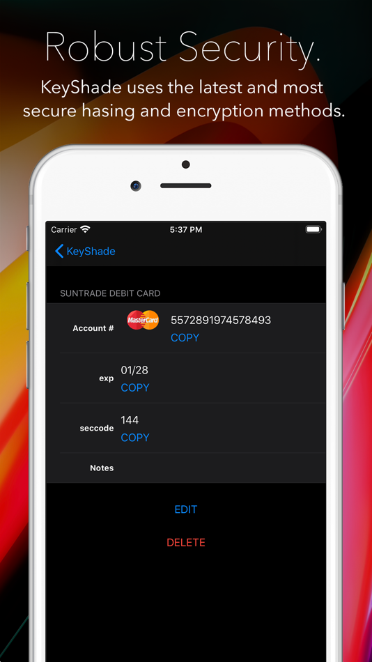 #4. KeyShade (iOS) By: Rayner Software LLC
