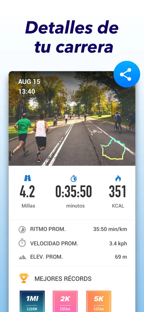 Leap: App para correr c/ mapas