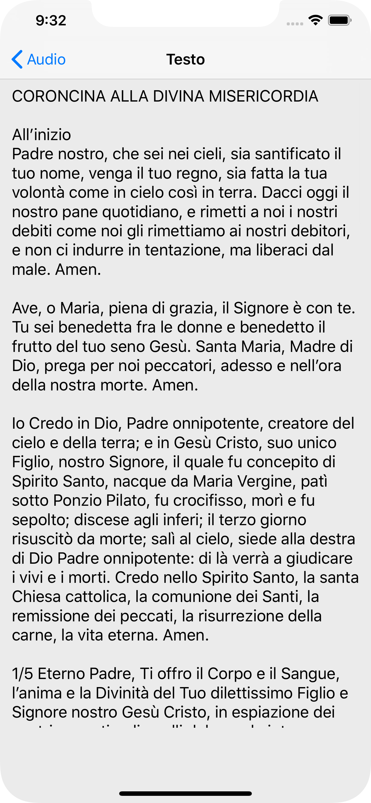Rosario italiano audio offline screenshot 9