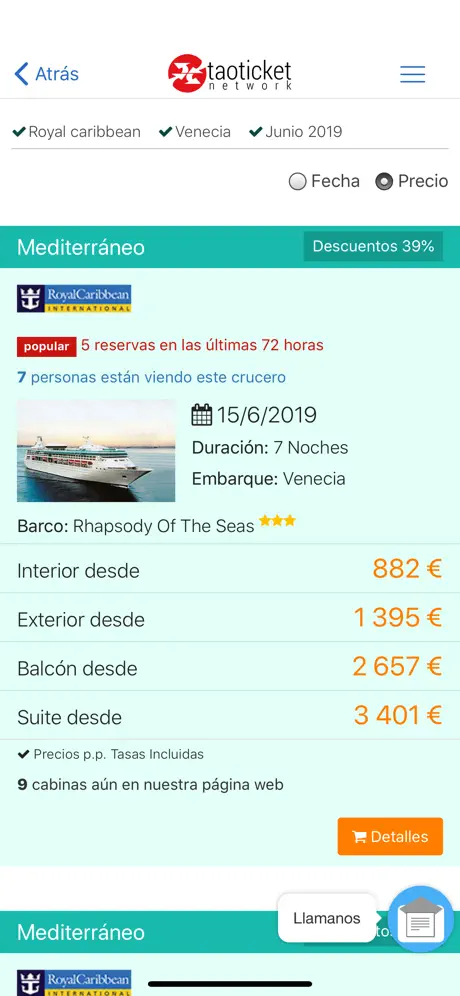 Ticketroyal - Cruceros