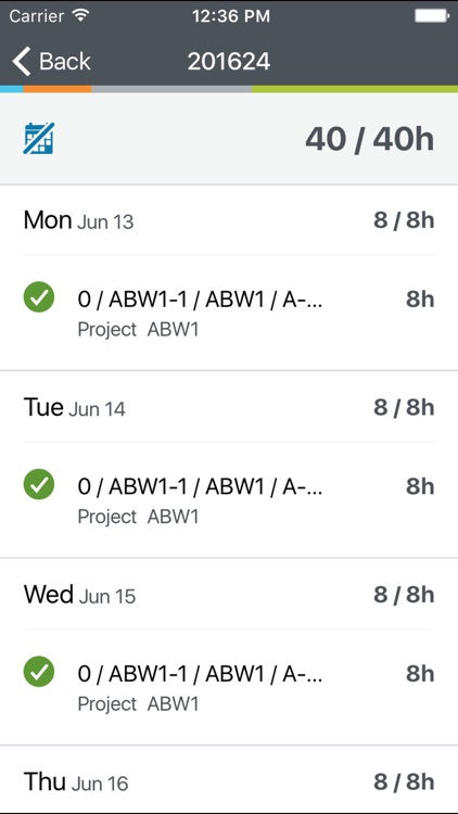 Unit4 Timesheets