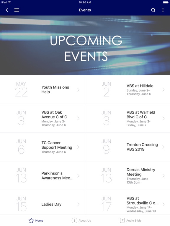 Trenton Crossing Church iPad screenshot 2 - Lifestyle app