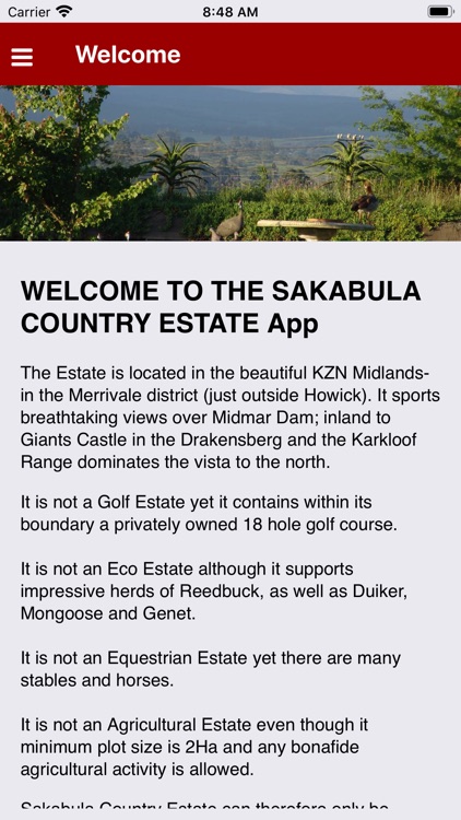 Sakabula Resident's App