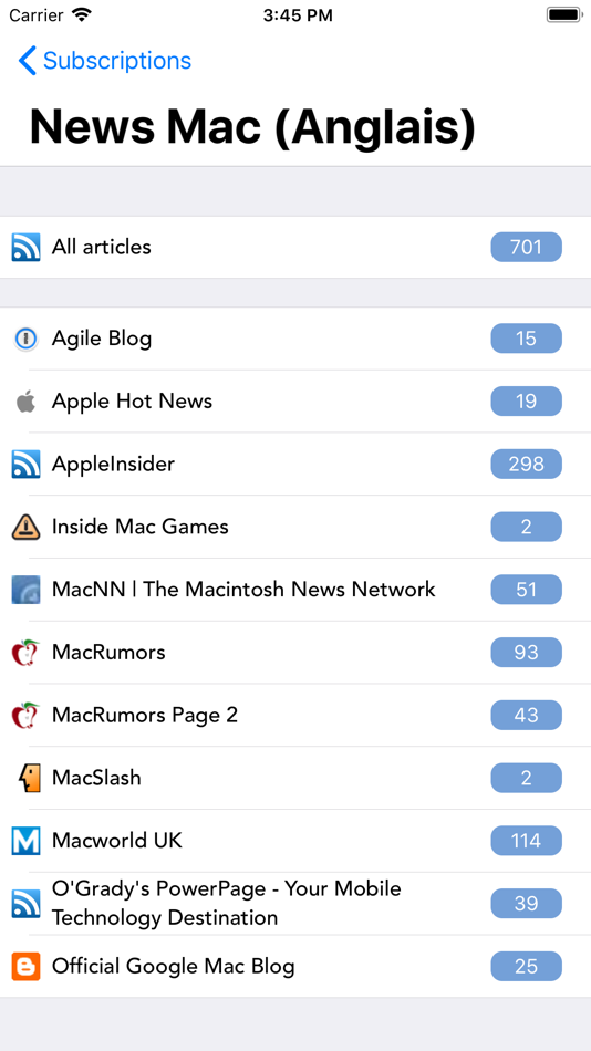 tiny Reader RSS - 2.2.0 - (iOS)