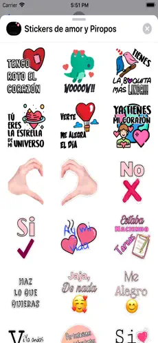 Captura 6 Stickers Amor y Piropos Frases iphone