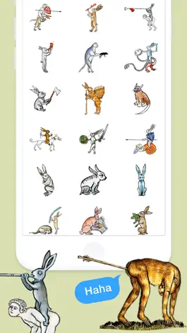 Game screenshot Medieval Rabbit Stickers hack