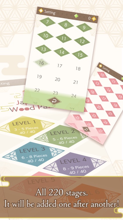 Japan Wood Puzzle　-Tanglam-