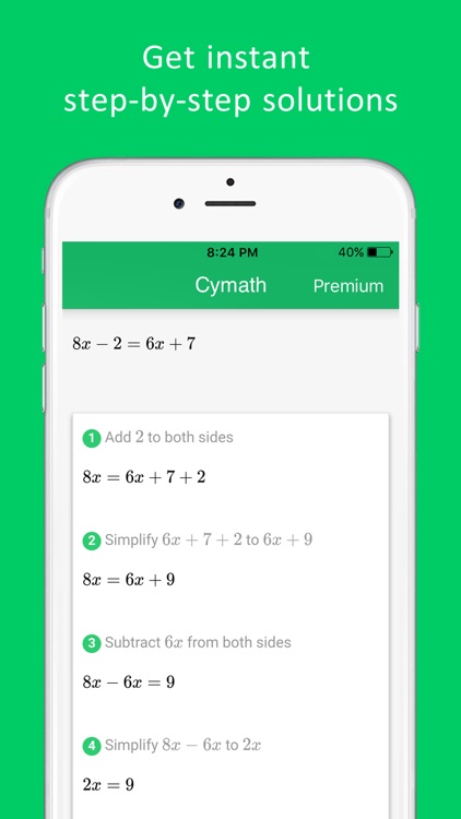 Cymath - Math Problem Solver