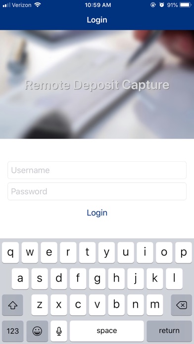 Vectra Bank BusinessRDC Screenshot