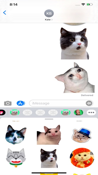 Screenshot #3 pour Best Cat Stickers WAStickerApp