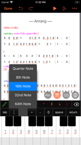 TextMusic screenshot