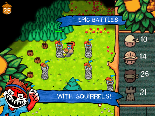 ‎SquirrelWarz Screenshot