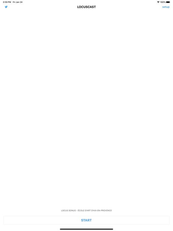 LocusCast iPad screenshot 3 - Music app