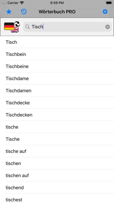 PRO - German Dictionary Screenshot