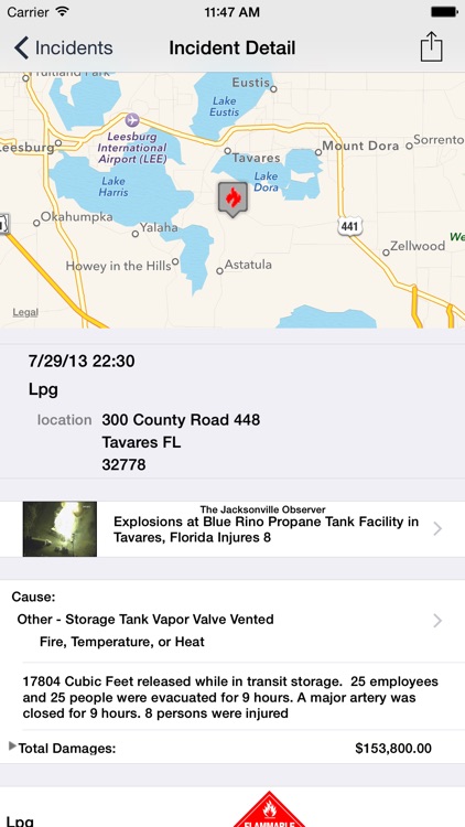 Hazmat Incidents