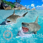 水肺和鲨鱼游戏-狩猎