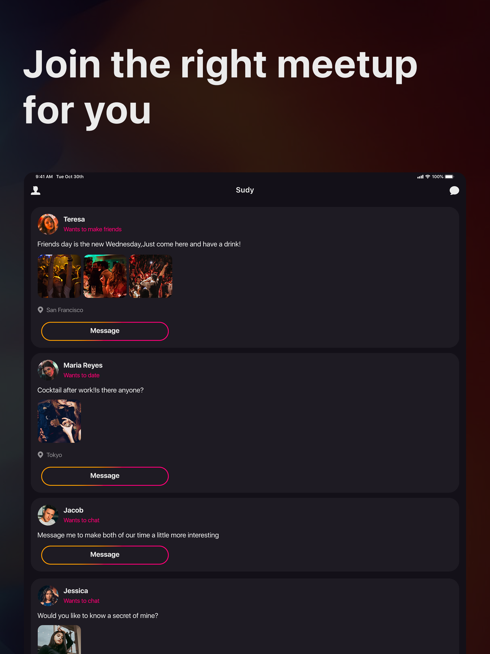Sudy - Meet New People screenshot 5