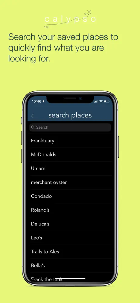 Calypso: Discover Places