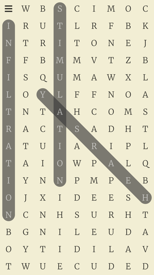 #5. Word Search Large (iOS) 由: Frederic Bacro
