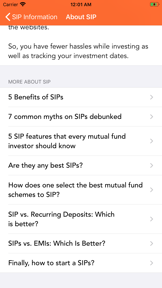 SIP Calculator App screenshot