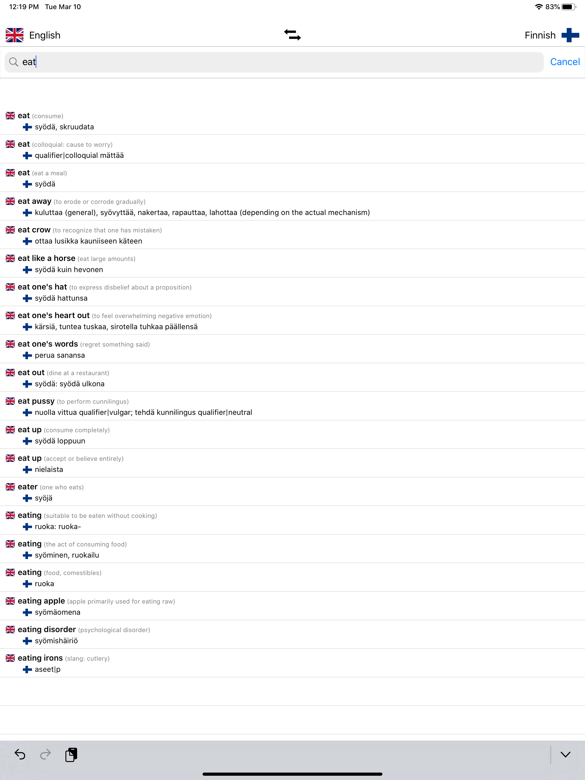 Finnish-English Dictionary