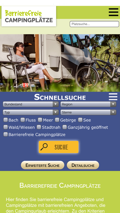 Screenshot #2 pour Barrierefreie Campingplätze