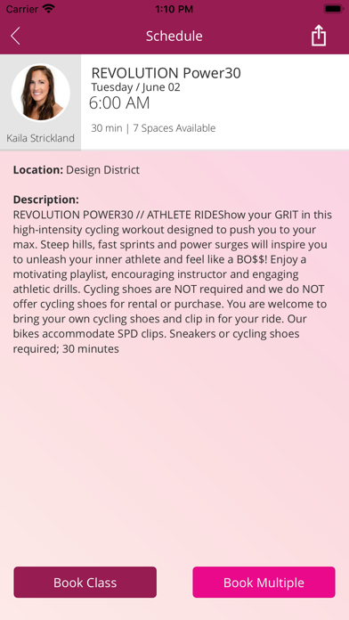 Dallas GRIT Fitness iPhone screenshot 4 - Health & Fitness app