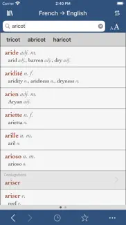 ultralingua french-english iphone screenshot 4