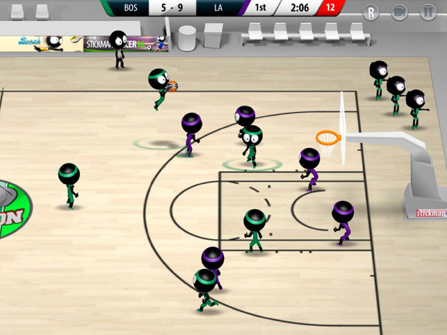 ‎Stickman Basketball 2017 Screenshot