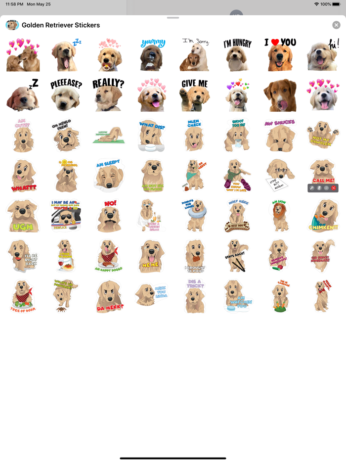 Golden Retriever Stickers